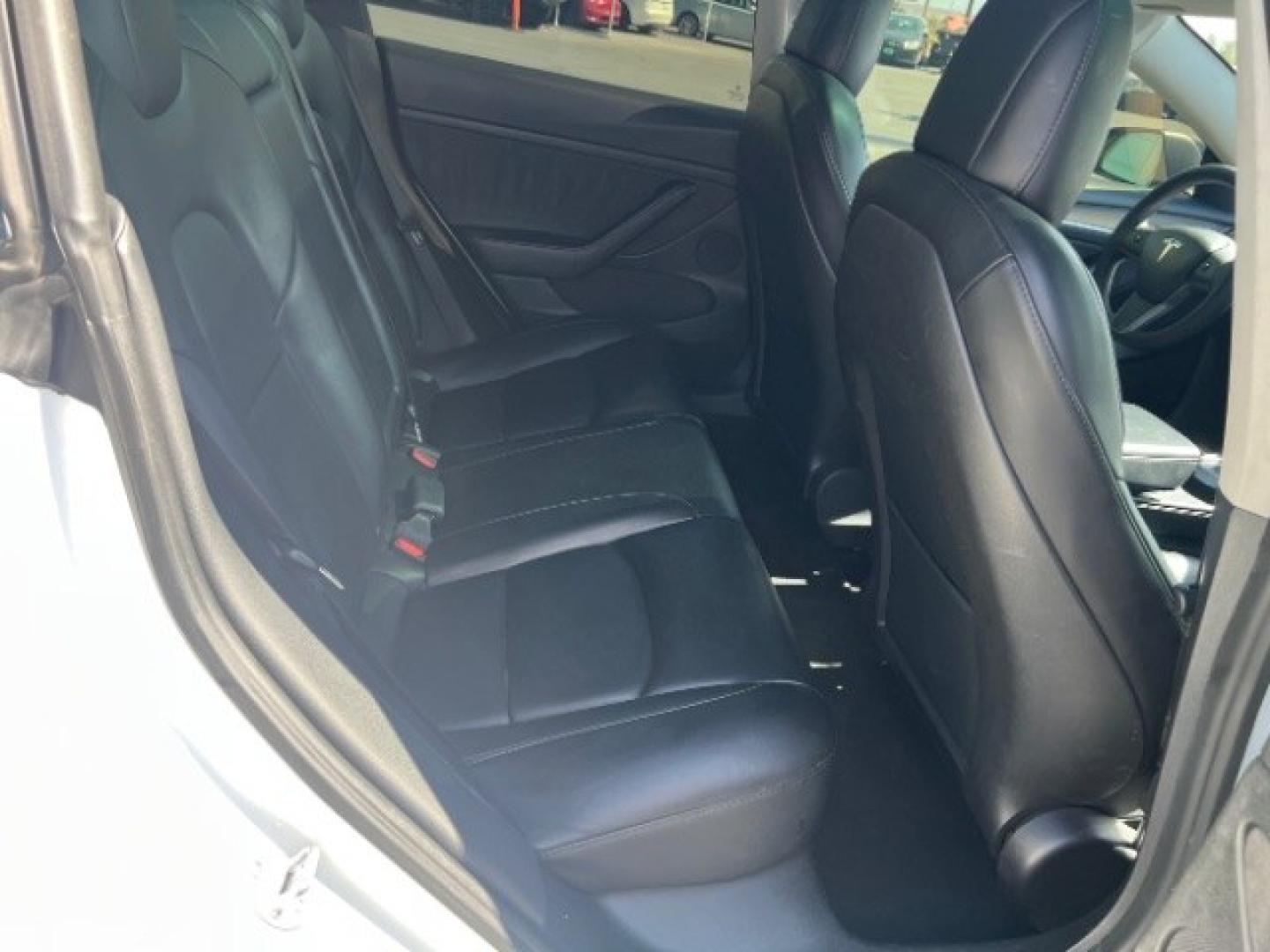 2021 Pearl White Multi-Coat /Black Tesla Model 3 Long Range Dual Motor All-Wheel Drive (5YJ3E1EB1MF) with an ELECTRIC engine, Electric transmission, located at 1865 East Red Hills Pkwy, St. George, 84770, (435) 628-0023, 37.120850, -113.543640 - Very affordable Tesla Model 3 All Wheel Drive, Acceleration boost paid for! HW3 and 5 Seats Interior and exterior in great condition. Ready to roll Every Tesla we sell has had cabin air filter replaced, radiator cleaned, fluids topped AND comes with a mobile charging kit! Battery is healthy and ge- Photo#25