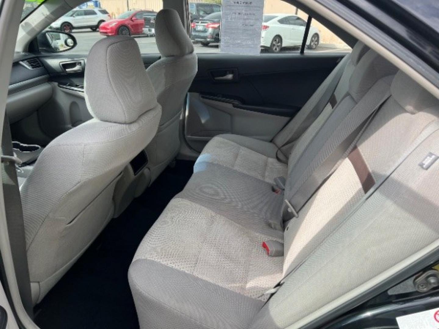 2012 Black /Gray Cloth Interior Toyota Camry Standard (4T1BF1FK0CU) with an 2.5L L4 DOHC 16V engine, 6-Speed Automatic transmission, located at 1865 East Red Hills Pkwy, St. George, 84770, (435) 628-0023, 37.120850, -113.543640 - We specialize in helping ALL people get the best financing available. No matter your credit score, good, bad or none we can get you an amazing rate. Had a bankruptcy, divorce, or repossessions? We give you the green light to get your credit back on the road. Low down and affordable payments that fit- Photo#21