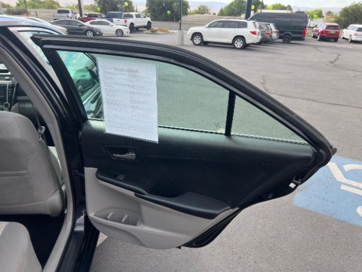 2012 Black /Gray Cloth Interior Toyota Camry Standard (4T1BF1FK0CU) with an 2.5L L4 DOHC 16V engine, 6-Speed Automatic transmission, located at 1865 East Red Hills Pkwy, St. George, 84770, (435) 628-0023, 37.120850, -113.543640 - We specialize in helping ALL people get the best financing available. No matter your credit score, good, bad or none we can get you an amazing rate. Had a bankruptcy, divorce, or repossessions? We give you the green light to get your credit back on the road. Low down and affordable payments that fit- Photo#25