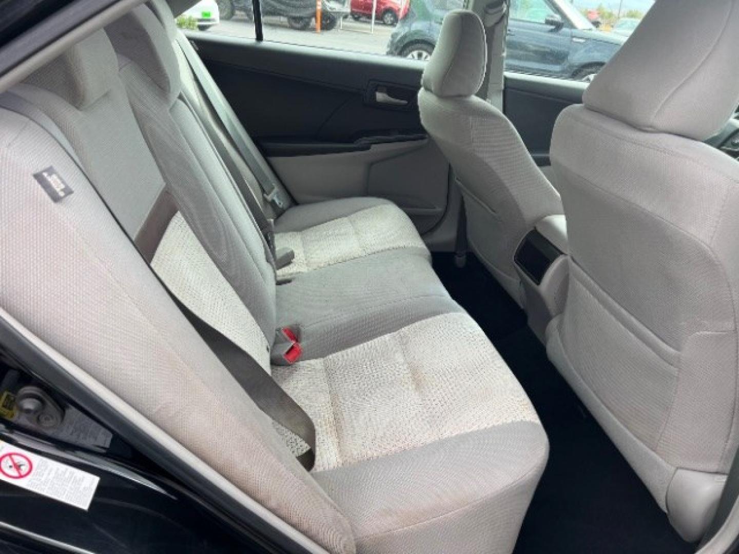 2012 Black /Gray Cloth Interior Toyota Camry Standard (4T1BF1FK0CU) with an 2.5L L4 DOHC 16V engine, 6-Speed Automatic transmission, located at 1865 East Red Hills Pkwy, St. George, 84770, (435) 628-0023, 37.120850, -113.543640 - We specialize in helping ALL people get the best financing available. No matter your credit score, good, bad or none we can get you an amazing rate. Had a bankruptcy, divorce, or repossessions? We give you the green light to get your credit back on the road. Low down and affordable payments that fit- Photo#26