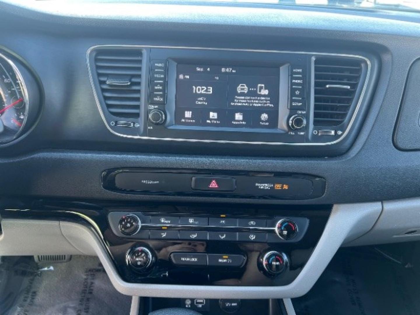 2019 Snow White Pearl /Gray Kia Sedona LX (KNDMB5C17K6) with an Lambda 3.3L V-6 gasoline direct injection engine, Automatic transmission, located at 940 North Main Street, Cedar City, UT, 84720, (435) 628-0023, 37.692936, -113.061897 - Versatile Southern Utah travel starts with this 2019 Kia Sedona LX. Its 3.3L V6 engine, automatic transmission, and front-wheel drive make it a smart fit for family trips, school runs, commuting, and road trips. With 88667 miles, this Sedona is ready for its next adventure. The LX adds three-row se- Photo#17
