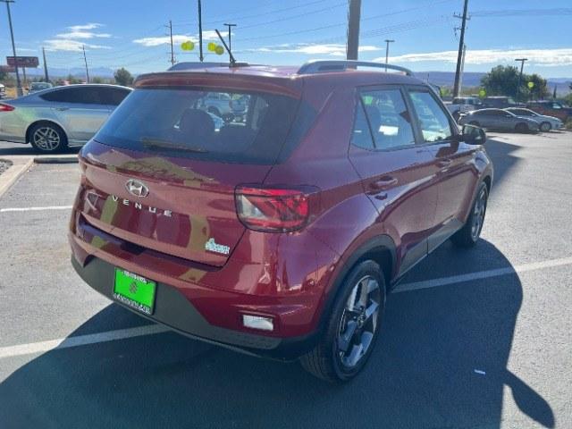 2025 Ultimate Red /Gray Hyundai Venue SEL (KMHRC8A39SU) with an Smartstream 1.6L I-4 DOHC engine, Automatic transmission, located at 940 North Main Street, Cedar City, UT, 84720, (435) 628-0023, 37.692936, -113.061897 - Versatile Southern Utah travel starts with this 2025 Hyundai Venue SEL. Its Smartstream 1.6L 4-cylinder, automatic transmission, and front-wheel drive make it a smart fit for commuting, errands, and easy Southern Utah day trips. With 49,995 miles, this Venue is ready for its next adventure. The SEL- Photo#6