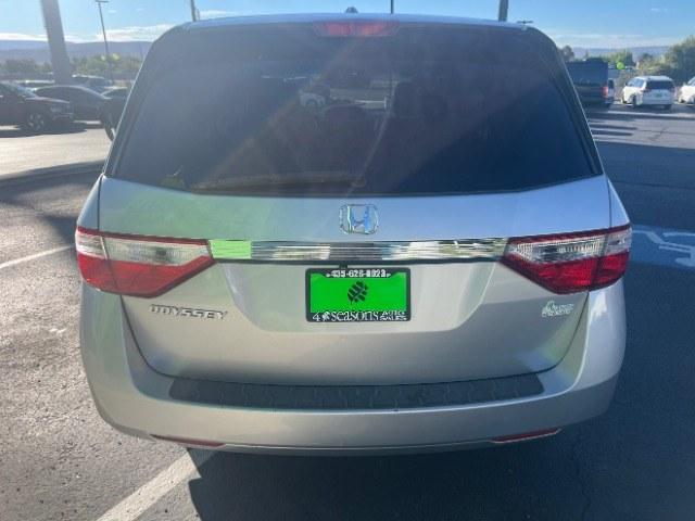 2013 Alabaster Silver Metallic /Truffle Honda Odyssey EX-L (5FNRL5H65DB) with an 3.5L V-6 i-VTEC variable valve control engine, Automatic transmission, located at 940 North Main Street, Cedar City, UT, 84720, (435) 628-0023, 37.692936, -113.061897 - Versatile Southern Utah travel starts with this 2013 Honda Odyssey EX-L. Its 3.5L V6, automatic transmission, and front-wheel drive make it a smart fit for school runs, family trips, and Southern Utah road adventures. With 137,530 miles, this Odyssey is ready for its next adventure. The EX-L adds T- Photo#5