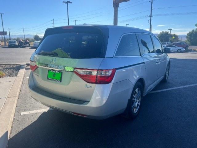 2013 Alabaster Silver Metallic /Truffle Honda Odyssey EX-L (5FNRL5H65DB) with an 3.5L V-6 i-VTEC variable valve control engine, Automatic transmission, located at 940 North Main Street, Cedar City, UT, 84720, (435) 628-0023, 37.692936, -113.061897 - Versatile Southern Utah travel starts with this 2013 Honda Odyssey EX-L. Its 3.5L V6, automatic transmission, and front-wheel drive make it a smart fit for school runs, family trips, and Southern Utah road adventures. With 137,530 miles, this Odyssey is ready for its next adventure. The EX-L adds T- Photo#6