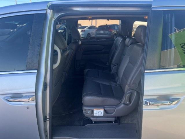 2013 Alabaster Silver Metallic /Truffle Honda Odyssey EX-L (5FNRL5H65DB) with an 3.5L V-6 i-VTEC variable valve control engine, Automatic transmission, located at 940 North Main Street, Cedar City, UT, 84720, (435) 628-0023, 37.692936, -113.061897 - Versatile Southern Utah travel starts with this 2013 Honda Odyssey EX-L. Its 3.5L V6, automatic transmission, and front-wheel drive make it a smart fit for school runs, family trips, and Southern Utah road adventures. With 137,530 miles, this Odyssey is ready for its next adventure. The EX-L adds T- Photo#19