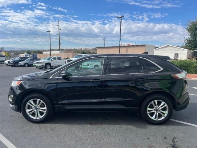 2016 Shadow Black /Ebony Ford Edge SEL (2FMPK3J84GB) with an 3.5L V-6 DOHC engine, Automatic transmission, located at 940 North Main Street, Cedar City, UT, 84720, (435) 628-0023, 37.692936, -113.061897 - Versatile Southern Utah travel starts with this 2016 Ford Edge SEL. Its 3.5L V6 engine, automatic transmission, and front-wheel drive make it a smart fit for commuting, family trips, and everyday errands. With 118215 miles, this Edge is ready for its next adventure. The SEL adds leather seating, he- Photo#3