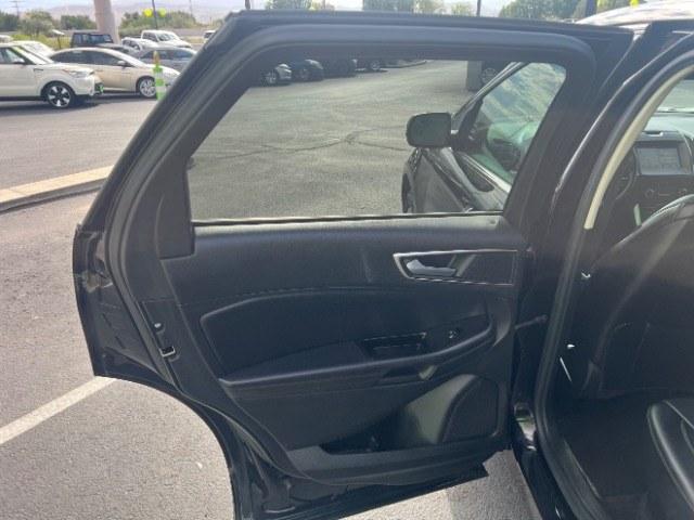 2016 Shadow Black /Ebony Ford Edge SEL (2FMPK3J84GB) with an 3.5L V-6 DOHC engine, Automatic transmission, located at 940 North Main Street, Cedar City, UT, 84720, (435) 628-0023, 37.692936, -113.061897 - Versatile Southern Utah travel starts with this 2016 Ford Edge SEL. Its 3.5L V6 engine, automatic transmission, and front-wheel drive make it a smart fit for commuting, family trips, and everyday errands. With 118215 miles, this Edge is ready for its next adventure. The SEL adds leather seating, he- Photo#20