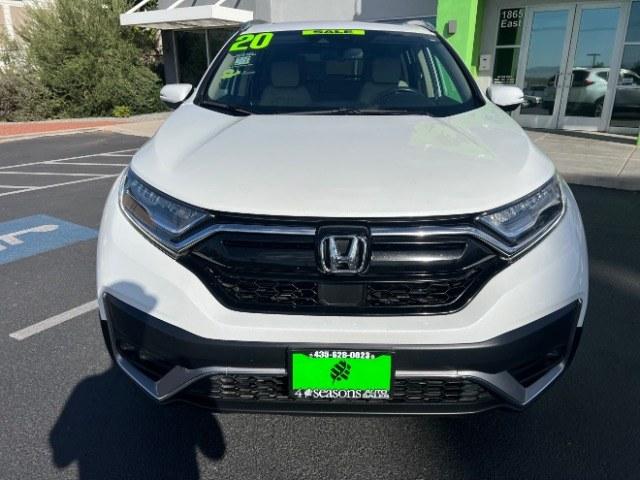 2020 Platinum White Pearl /Black Honda CR-V 2WD Touring (7FARW1H97LE) with an 1.5L I-4 direct injection engine, Automatic transmission, located at 1865 East Red Hills Pkwy, St. George, 84770, (435) 628-0023, 37.120850, -113.543640 - Versatile Southern Utah travel starts with this 2020 Honda CR-V Touring. Its 1.5L turbo 4-cylinder, CVT, and front-wheel drive make it a smart fit for commuting, family errands, road trips, and outdoor weekends. With 48,804 miles, this CR-V is ready for its next adventure. The Touring adds leather- Photo#1