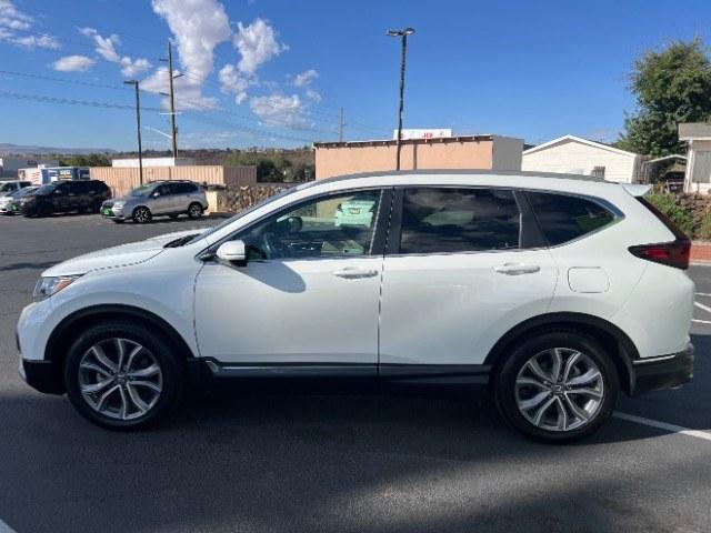 2020 Platinum White Pearl /Black Honda CR-V 2WD Touring (7FARW1H97LE) with an 1.5L I-4 direct injection engine, Automatic transmission, located at 1865 East Red Hills Pkwy, St. George, 84770, (435) 628-0023, 37.120850, -113.543640 - Versatile Southern Utah travel starts with this 2020 Honda CR-V Touring. Its 1.5L turbo 4-cylinder, CVT, and front-wheel drive make it a smart fit for commuting, family errands, road trips, and outdoor weekends. With 48,804 miles, this CR-V is ready for its next adventure. The Touring adds leather- Photo#3