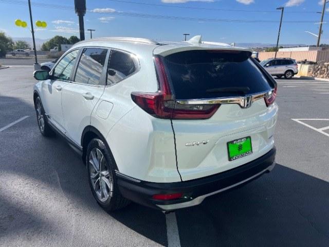 2020 Platinum White Pearl /Black Honda CR-V 2WD Touring (7FARW1H97LE) with an 1.5L I-4 direct injection engine, Automatic transmission, located at 1865 East Red Hills Pkwy, St. George, 84770, (435) 628-0023, 37.120850, -113.543640 - Versatile Southern Utah travel starts with this 2020 Honda CR-V Touring. Its 1.5L turbo 4-cylinder, CVT, and front-wheel drive make it a smart fit for commuting, family errands, road trips, and outdoor weekends. With 48,804 miles, this CR-V is ready for its next adventure. The Touring adds leather- Photo#4