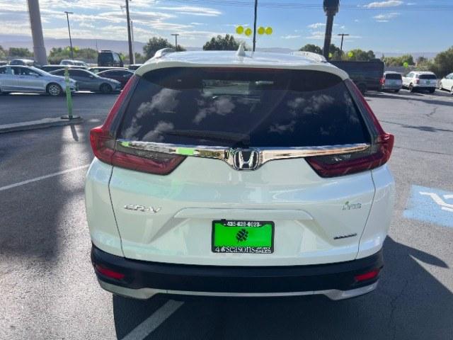 2020 Platinum White Pearl /Black Honda CR-V 2WD Touring (7FARW1H97LE) with an 1.5L I-4 direct injection engine, Automatic transmission, located at 1865 East Red Hills Pkwy, St. George, 84770, (435) 628-0023, 37.120850, -113.543640 - Versatile Southern Utah travel starts with this 2020 Honda CR-V Touring. Its 1.5L turbo 4-cylinder, CVT, and front-wheel drive make it a smart fit for commuting, family errands, road trips, and outdoor weekends. With 48,804 miles, this CR-V is ready for its next adventure. The Touring adds leather- Photo#5