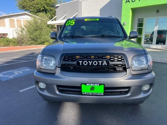 2005 Phantom Gray Pearl /Taupe Toyota Sequoia SR5 V8 (5TDZT34AX5S) with an 4.7L V-8 DOHC engine, Automatic transmission, located at 1865 East Red Hills Pkwy, St. George, 84770, (435) 628-0023, 37.120850, -113.543640 - Versatile Southern Utah travel starts with this 2005 Toyota Sequoia SR5 V8. Its 4.7L V8 engine, automatic transmission, and rear-wheel drive make it a smart fit for family travel, outdoor trips, and everyday driving. With 114230 miles, this Sequoia is ready for its next adventure. The SR5 adds seat- Photo#1