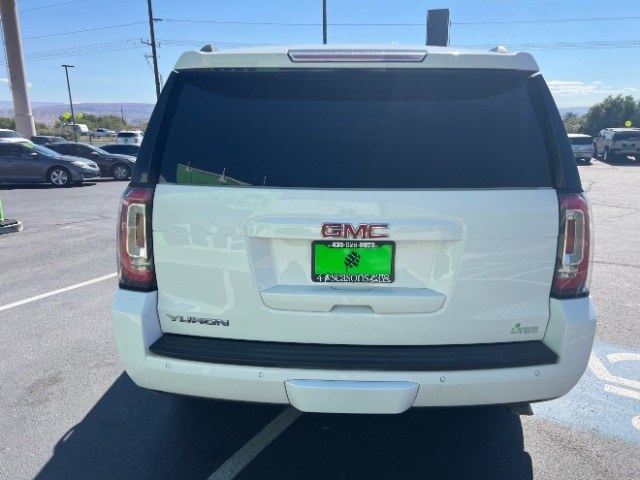 2019 White Frost Tricoat /Jet Black GMC Yukon SLT (1GKS2BKC7KR) with an EcoTec3 5.3L V-8 direct injection engine, Automatic transmission, located at 1865 East Red Hills Pkwy, St. George, 84770, (435) 628-0023, 37.120850, -113.543640- Photo#5