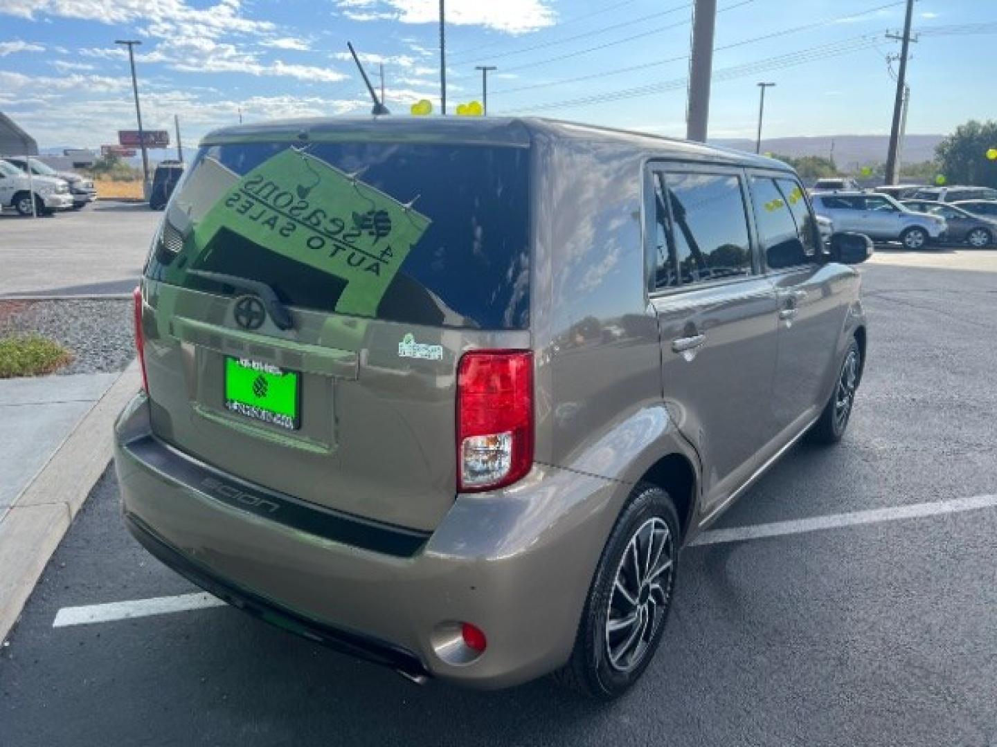 2014 Army Rock Metallic /Dark Charcoal Scion xB Release Series (JTLZE4FE0EJ) with an 2.4L I-4 DOHC engine, Automatic transmission, located at 940 North Main Street, Cedar City, UT, 84720, (435) 628-0023, 37.692936, -113.061897- Photo#6