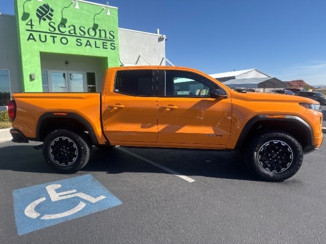 2026 Desert Sun /Jet Black/Timber GMC Canyon AT4, 4WD (1GTP2DEK0T1) with an TurboMax 2.7L I-4 direct injection engine, Automatic transmission, located at 1865 East Red Hills Pkwy, St. George, 84770, (435) 628-0023, 37.120850, -113.543640 - Versatile Southern Utah travel starts with this 2026 GMC Canyon AT4. Its 2.7L turbo 4-cylinder, 8-speed automatic, and four-wheel drive make it a smart fit for job sites, trailheads, towing weekends, and everyday driving. With 17,954 miles, this Canyon is ready for its next adventure. The AT4 adds- Photo#7