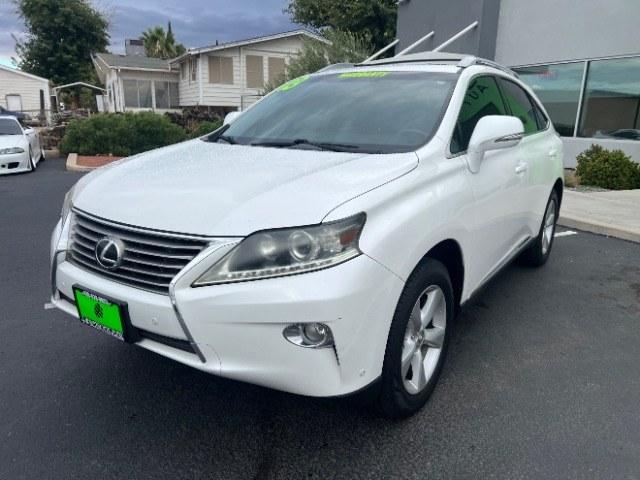 2013 White /Black Leather Interior Lexus RX 350 Base (2T2ZK1BA1DC) with an 3.5L V6 engine, Automatic transmission, located at 940 North Main Street, Cedar City, UT, 84720, (435) 628-0023, 37.692936, -113.061897 - Versatile Southern Utah travel starts with this 2013 Lexus RX 350 Base. Its 3.5L V6, 6-speed automatic transmission, and front-wheel drive make it a smart fit for family trips, commuting, and weekend travel. With 141580 miles, this RX 350 is ready for its next adventure. The Base adds leather seati- Photo#2