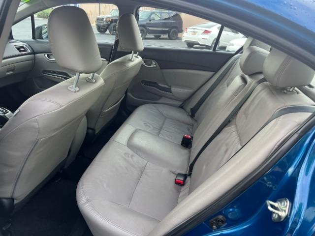 2015 Dyno Blue Pearl /Beige Honda Civic EX-L (2HGFB2F95FH) with an 1.8L I-4 i-VTEC variable valve control engine, Automatic transmission, located at 940 North Main Street, Cedar City, UT, 84720, (435) 628-0023, 37.692936, -113.061897 - Versatile Southern Utah travel starts with this 2015 Honda Civic EX-L. Its 1.8L 4-cylinder, continuously variable transmission, and front-wheel drive make it a smart fit for commuting, errands, and comfortable daily driving. With 147556 miles, this Civic is ready for its next adventure. The EX-L ad- Photo#21