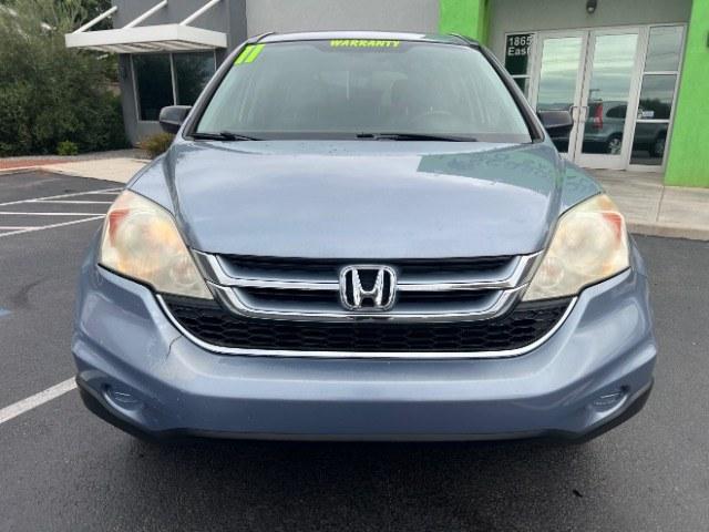 2011 Glacier Blue Metallic /Gray Honda CR-V EX (5J6RE3H52BL) with an 2.4L I-4 DOHC engine, Automatic transmission, located at 940 North Main Street, Cedar City, UT, 84720, (435) 628-0023, 37.692936, -113.061897 - Versatile Southern Utah travel starts with this 2011 Honda CR-V EX. Its 2.4L 4-cylinder, 5-speed automatic transmission, and front-wheel drive make it a smart fit for commuting, errands, and weekend travel. With 104217 miles, this CR-V is ready for its next adventure. The EX adds a power moonroof,- Photo#1