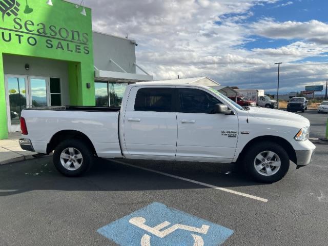 2019 Bright White Clearcoat /Diesel Gray/Black Ram 1500 Classic SLT Crew Cab 4x4 6'4 Box (1C6RR7TT3KS) with an HEMI 5.7L V-8 variable valve control engine, Automatic transmission, located at 1865 East Red Hills Pkwy, St. George, 84770, (435) 628-0023, 37.120850, -113.543640 - Versatile Southern Utah travel starts with this 2019 Ram 1500 Classic SLT Crew Cab 4x4 6'4 Box. Its 5.7L V8, 8-speed automatic transmission, and four-wheel drive make it a smart fit for workdays, family trips, and weekend travel. With 116652 miles, this 1500 Classic is ready for its next adventure.- Photo#7