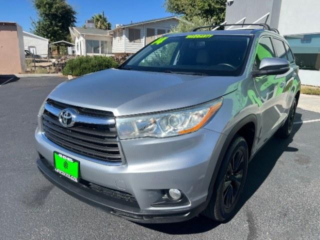2014 Silver Sky Metallic /Black Toyota Highlander XLE V6 (5TDKKRFH3ES) with an 3.5L V-6 DOHC engine, Automatic transmission, located at 1865 East Red Hills Pkwy, St. George, 84770, (435) 628-0023, 37.120850, -113.543640 - Versatile Southern Utah travel starts with this 2014 Toyota Highlander XLE V6. Its 3.5L V-6, automatic transmission, and front-wheel drive make it a smart fit for family travel, errands, and Southern Utah adventures. With 165705 miles, this Highlander is ready for its next adventure. The XLE V6 add- Photo#2