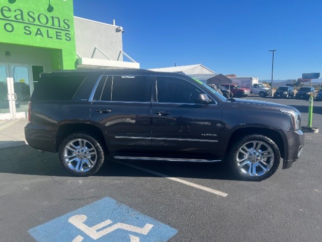 2016 Light Steel Gray Metallic /Jet Black GMC Yukon SLT (1GKS1BKC1GR) with an EcoTec3 5.3L V-8 gasoline direct injection engine, Automatic transmission, located at 1865 East Red Hills Pkwy, St. George, 84770, (435) 628-0023, 37.120850, -113.543640 - Versatile Southern Utah travel starts with this 2016 GMC Yukon SLT. Its 355 hp 5.3L EcoTec3 V8, 6-speed automatic transmission, and rear-wheel drive make it a smart fit for family trips, team hauling, and road trips from St George to Cedar City. With 118,972 miles, this Yukon is ready for its next a- Photo#7